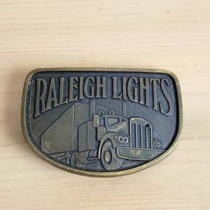 Raleigh Lights Truck Belt Buckle